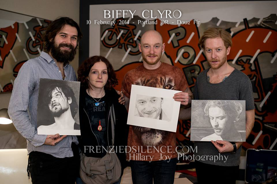 Biffy Clyro portraits